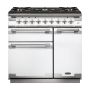 Rangemaster ELS90DFFWH/, Elise Dual Fuel 90cm Range Cooker,White
