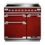 Rangemaster ELS90EIRD/, Elise Induction 90cm Range Cooker,Cherry Red