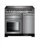 Rangemaster EDL100EISS/C, Encore Deluxe Induction 100cm Range Cooker,Stainless Steel with Chrome Trim