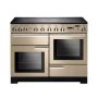 Rangemaster PDL110EICR/C, Professional Deluxe Induction 110cm Range Cooker,Cream with Chrome Trim