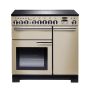 Rangemaster PDL90EICR/C, Professional Deluxe Induction 90cm Range Cooker,Cream with Chrome Trim
