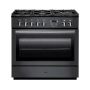 Rangemaster PROP90FXDFFSL/C, Professional Plus Dual Fuel 90cm Range Cooker,Slate with Chrome Trim