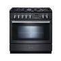 Rangemaster PROP90FXPDFFSL/C, Professional Plus Dual Fuel 90cm Range Cooker,Slate with Chrome Trim