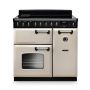 Rangemaster  CLDL90EIPPCR/CM1, Classic Deluxe 90cm Dual Fuel Range Cooker, Cream