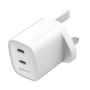 Groove GVMA108WE, 2x USB-C Port Charger Plug
