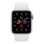 Apple MWV62BA, 40mm, GPS, Watch Series 5, Silver W/ White Sport Band