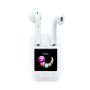 DENVER TWM850, MP4 Player W/ Wireless Earbuds W/ Charging Case, White