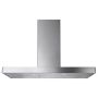 Rangemaster UNBHDS110SS, 110cm, Flat Chimney Hood, Silver