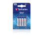 Verbatim 49920, AAA, Alkaline Batteries, 4 Pack
