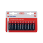 Verbatim 49875, AA Alkaline Batteries - 10 Pack