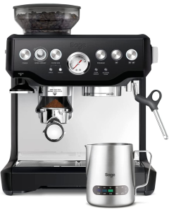 Sage The Barista SES875BTR2GUK1, Express Bean to Cup Coffee Machine, Black/Stainless