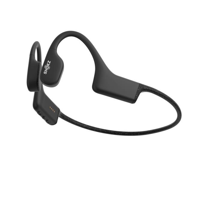  SHOKZ OpenSwim Swimming MP3 - Bone Conduction MP3 Waterproof  Headphones for Swimming - Open-Ear Wireless Headphones, No Bluetooth, with  Earplug (Black) : Electronics