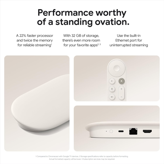 Buy Google TV GA05662GB, 4K Streaming Player | Soundstore
