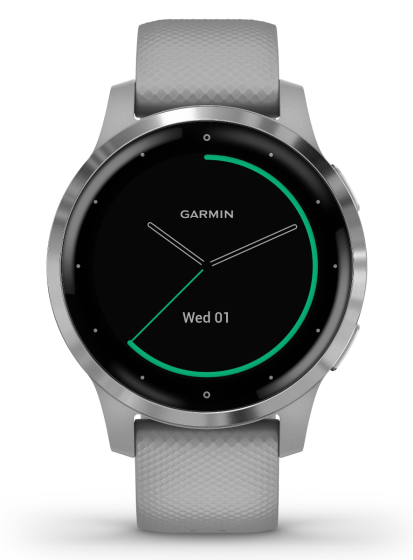 Buy Garmin 49GAR0100217202, VIVOACTIVE 4, Small, Powder Grey/Stainless|  SOundstore