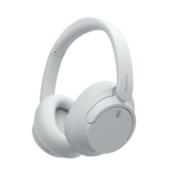 Sony WHCH720NWCE7, Wireless Noise Cancelling On-Ear Headphones, White