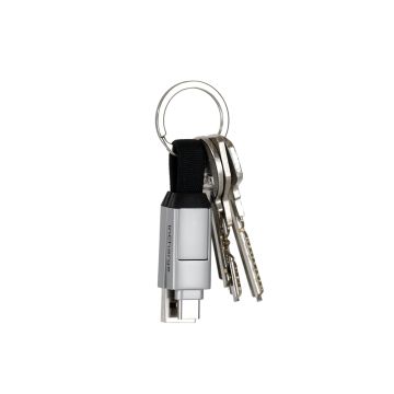 Rolling Square InCharge 6 SIX03R, 6-in-1 Magnetic Keyring Charging Cable
