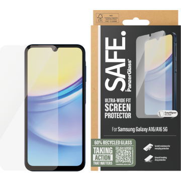 PanzerGlass Safe SAFE93811, Samsung Galaxy A16/A16 Screen Protector