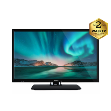 Walker WPS24231V12, 24", Smart LED TV, Black