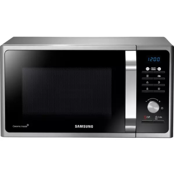 Samsung MS23F301TASEU, 800W, Solo Microwave, Black & Silver