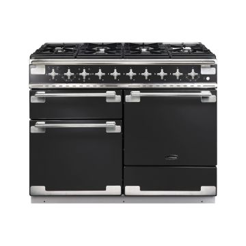 Rangemaster ELS110DFFCB/, Elise Dual Fuel 110cm Range Cooker,Charcoal Black