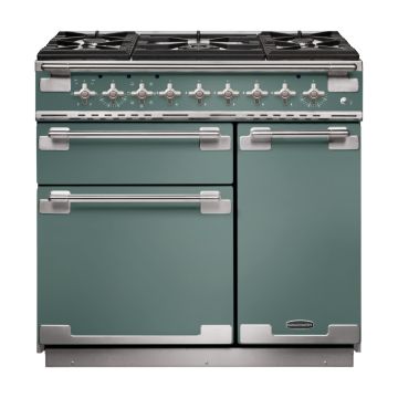 Rangemaster ELS90DFFMG/, Elise Dual Fuel 90cm Range Cooker,Mineral Green