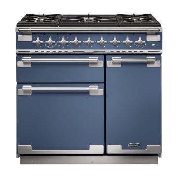 Rangemaster ELS90DFFSB/, Elise Dual Fuel 90cm Range Cooker,Stone Blue  