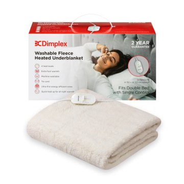 Dimplex DFB2002, Double Heated Underblanket, White
