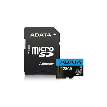 Adata AUSDH128GUICL10A1RA1, 128GB Micro SDXC/SDHC UHS10 with Adapter