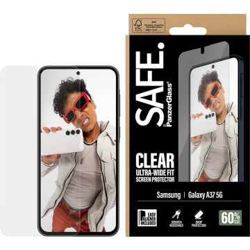 PanzerGlass Safe SA72239, Samsung Galaxy A37 5G Screen Protector, Clear