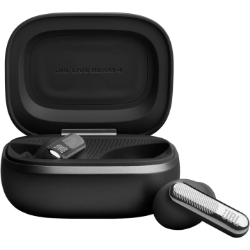 JBL Live Beam 4 JBLLIVEBEAM4BLKA187, True Wireless Noise-Cancelling Earbuds, Black