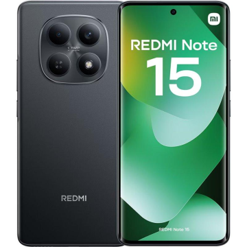 Xiaomi Redmi Note 15 MZB0M8GEU, 6GB/128GB, Smartphone, Black