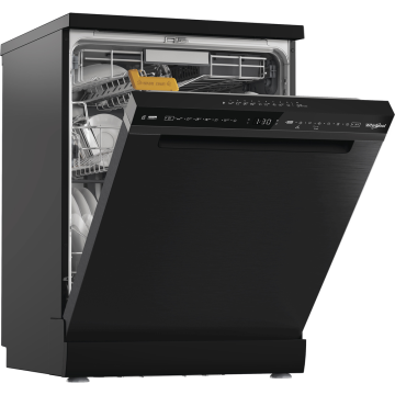 Whirlpool W8FHS61BSUK, 15 Place, Dishwasher, Black