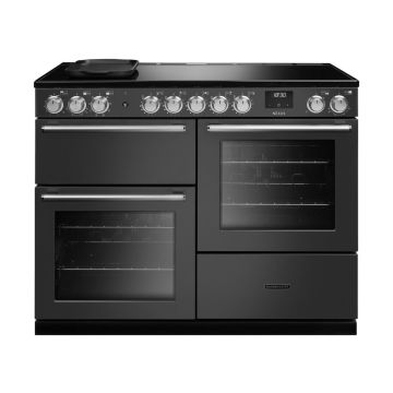 Rangemaster NEXO110EIPSLTCM1, Nexus 110 Induction Range Cooker, Slate with Chrome trim