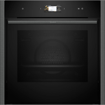 Neff N90 Slide & Hide B64FS31G0B, Built-In Single Oven, Graphite