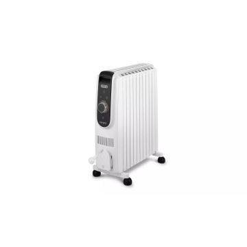DeLonghi TRD51025WIFI, 2.5kW, Oil Filled Radiator, White