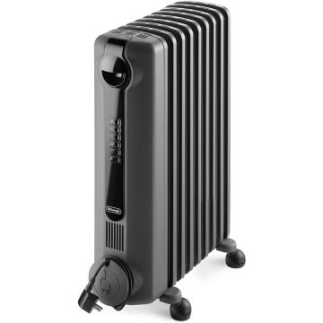 DeLonghi TRRS0920EG, 2kW Oil Filled Radiator, Grey