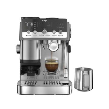 Ninja Luxe Cafe ES352UK, Bean to Cup Coffee Machine, Stainless Steel