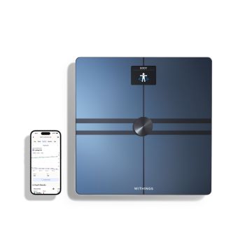Withings 78WBS12BLACK, Body Composition Smart Scale, Black