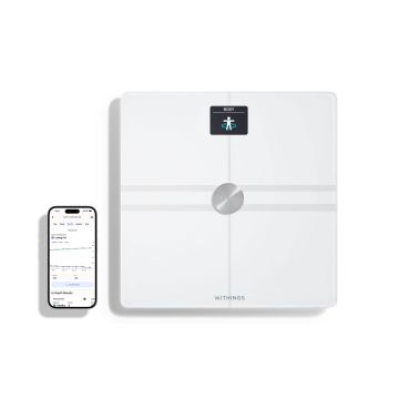Withings 78WBS12WHITE, Body Composition Smart Scale, White