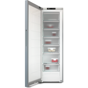 Miele FNS4382D, 185 x 60cm, Freezer, Stainless Steel