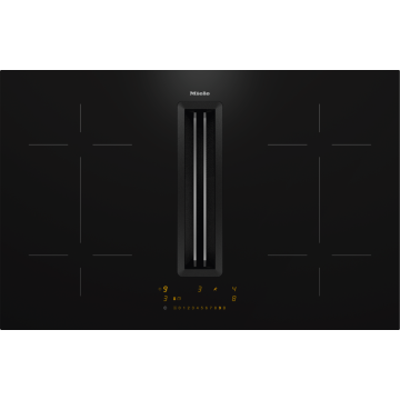 Miele KMDA7473FLU, 80cm, Venting Hob, Black