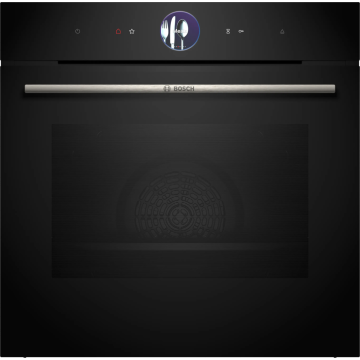 Bosch Series 8 HRG7764B1B, Electric Single Oven, Black