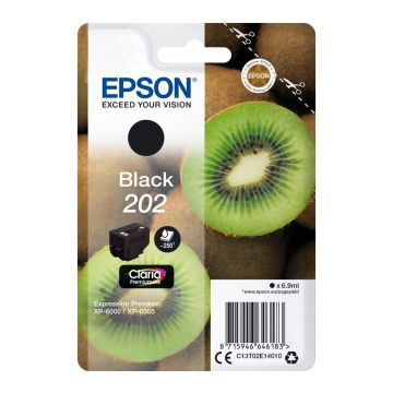 Epson T02E14010, 202 Kiwi Ink Cartridge, Black