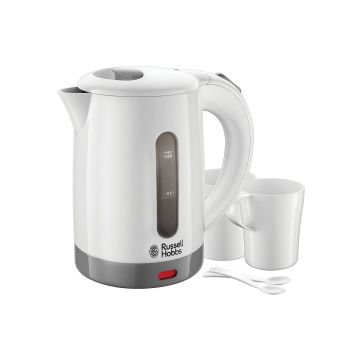 Russell Hobbs 23840, Compact Travel Kettle, White