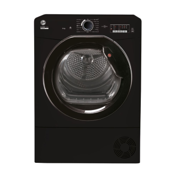 Hoover H-Dry 100 HLEC8LGB80, 8KG, Condenser Tumble Dryer, Black