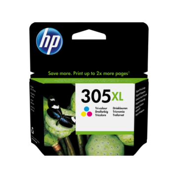 HP 3YM63AE, 305XL 200Page Tri-colour Ink Cartridge, Colour