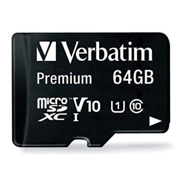 Verbatim 44084, 64GB, Premium MicroSD Card