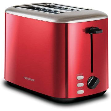 Morphy Richards 222066, Equip 2 Slice Toaster, Red