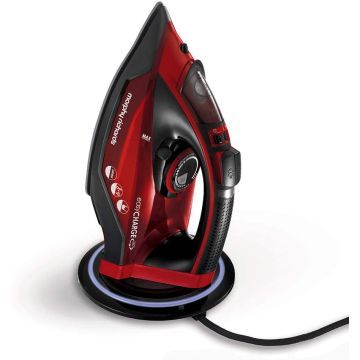 Morphy Richards 303250, 2400W Easy Charge Cordless Iron, Black/Red