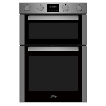 Belling BI904MFSTA, Built-In Double Oven, Stainless Steel